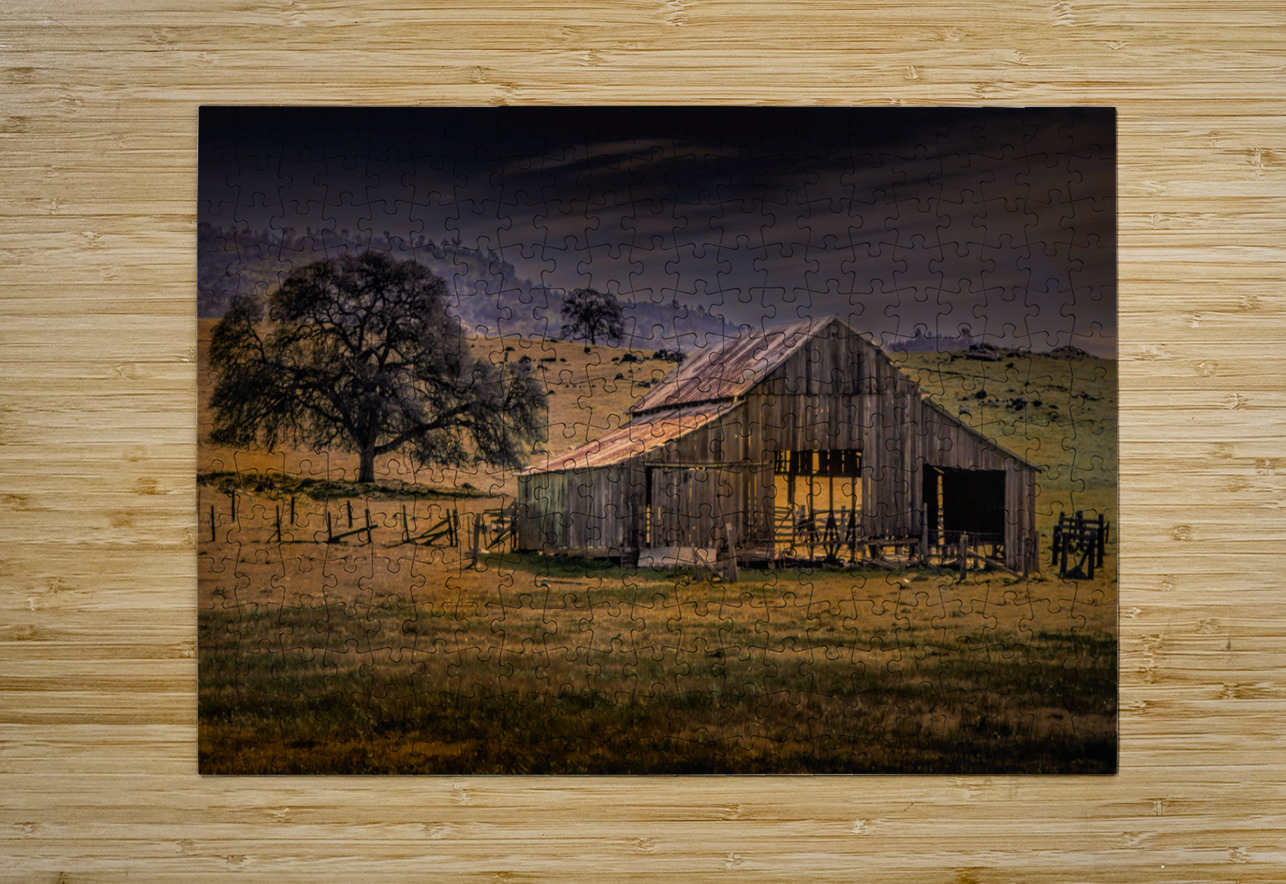 Mariposa County Farm Norma Brandsberg Photography Puzzle printing