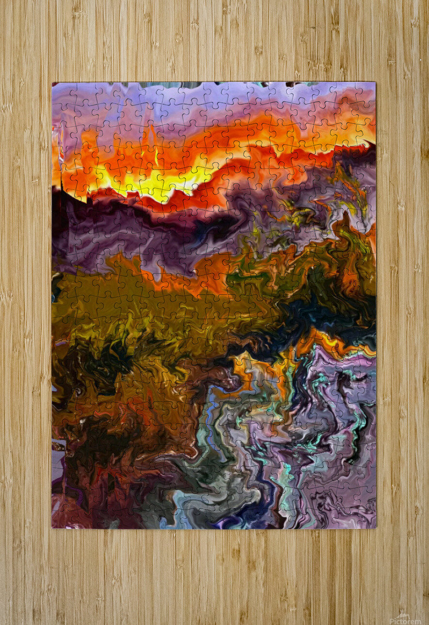 Abstract 109 by Binod Dawadi Binod Dawadi Puzzle printing