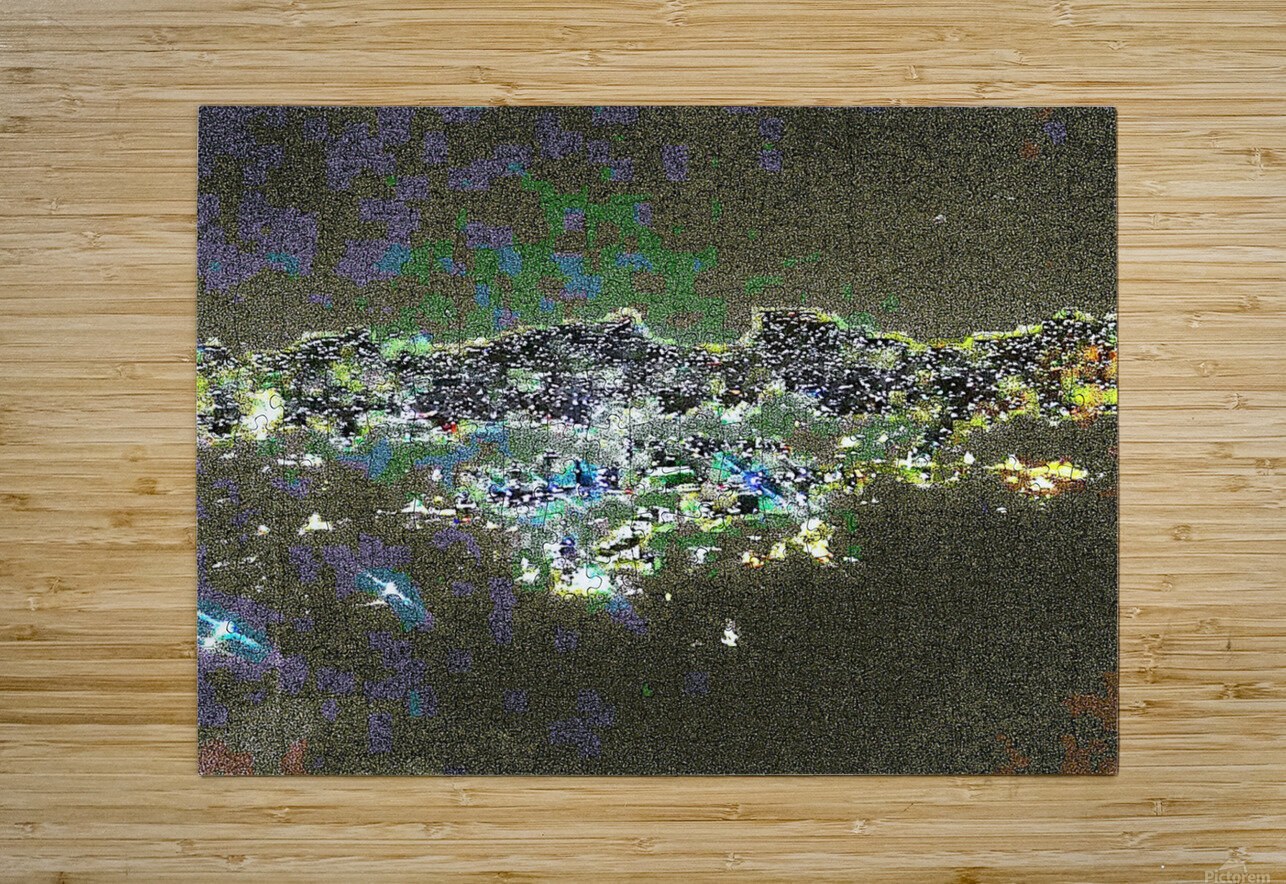 Cityscape At Night 11 by Binod Dawadi Binod Dawadi Puzzle printing