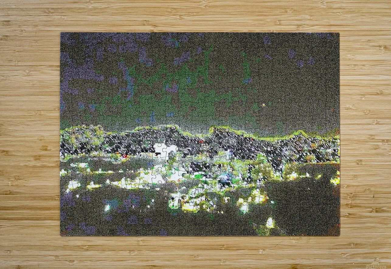 City Scape At Night 66 by Binod Dawadi Binod Dawadi Puzzle printing