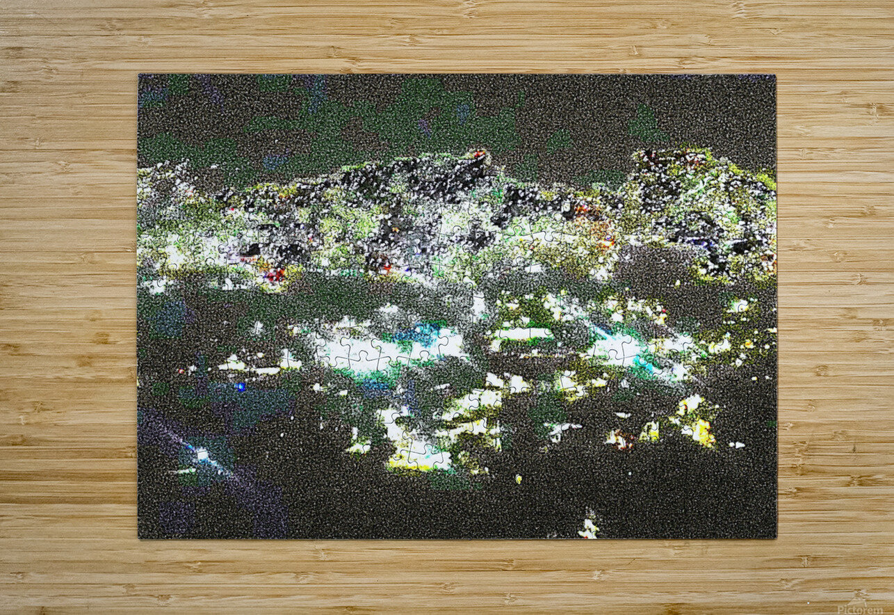 City Scape At Night 4 by  Binod Dawadi Binod Dawadi Puzzle printing