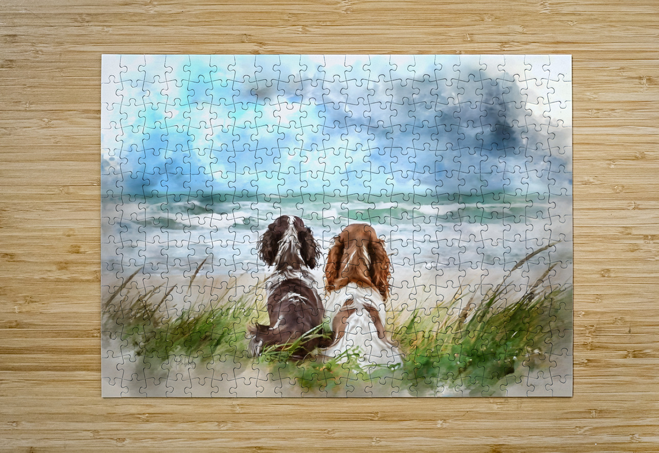 Dogone Good Beach Day Pabodie Art Puzzle printing