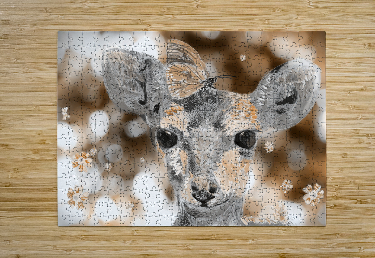 Baby Deer brown Thula-Photography Puzzle printing