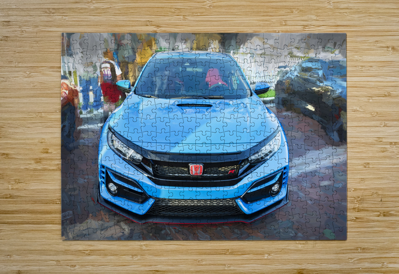2020 Blue Honda Type R X100 2 Rich Franco Puzzle printing