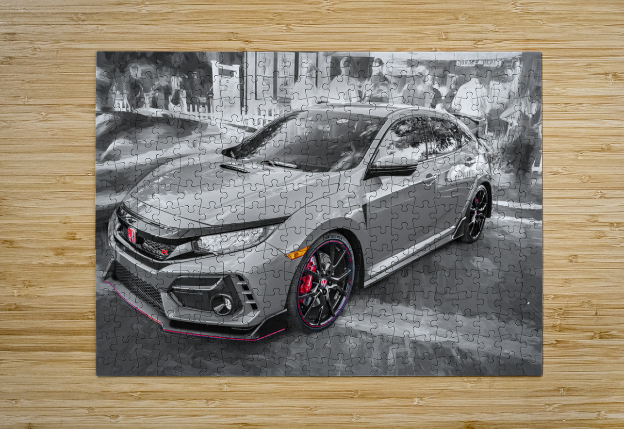 2020 Blue Honda Type R X100 5 Rich Franco Puzzle printing