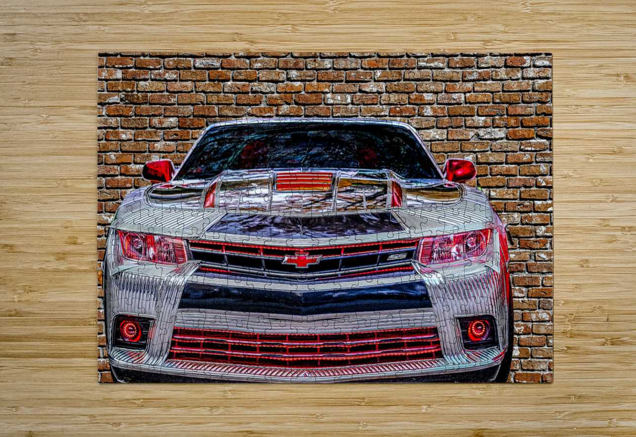 Old Brick Wall Different Colors Darryl Brooks Puzzle printing