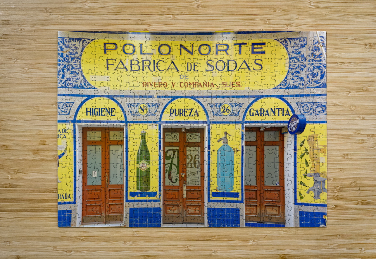 Polo Norte  in Old San Juan Darryl Brooks Puzzle printing