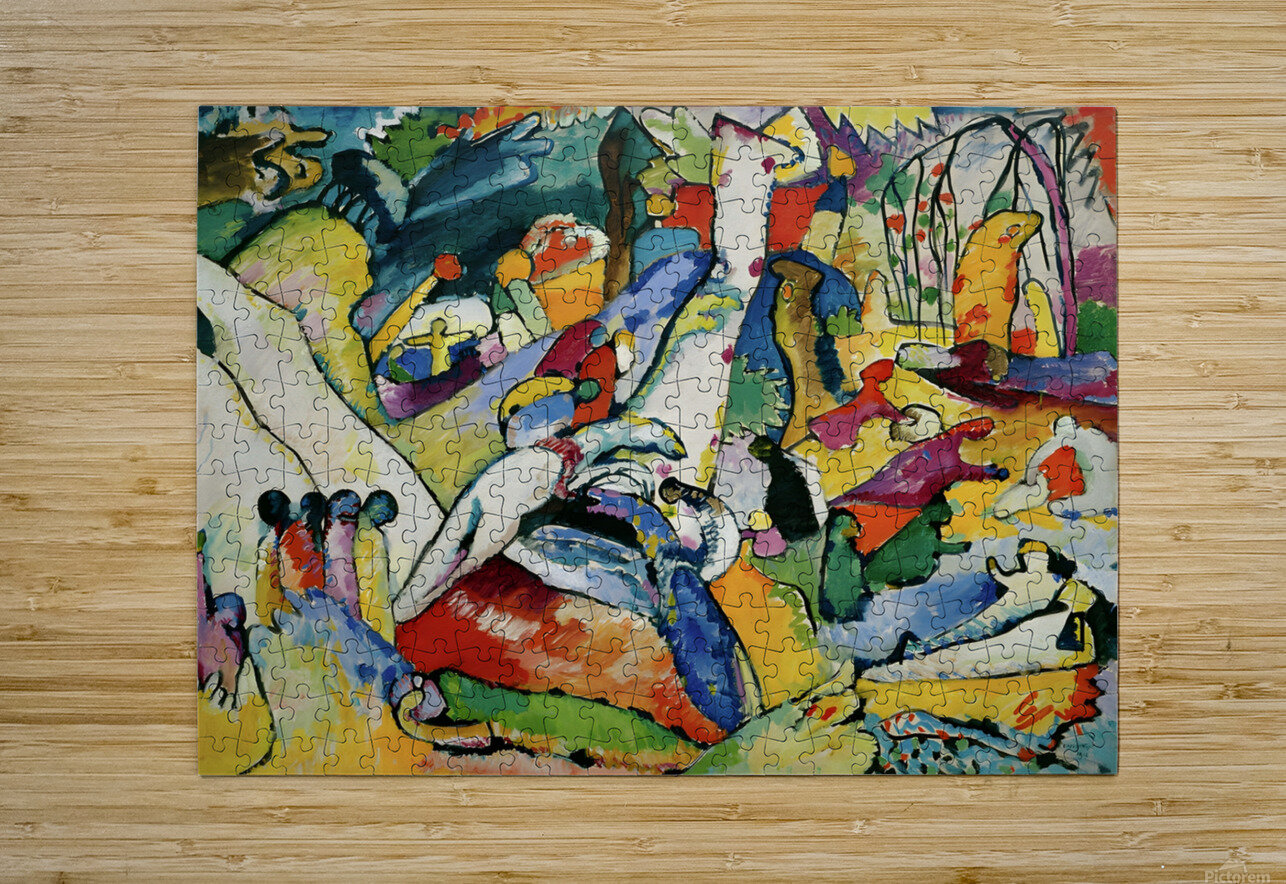 Wassily Kandinsky - Sketch For Composition II Vivanne Puzzle printing