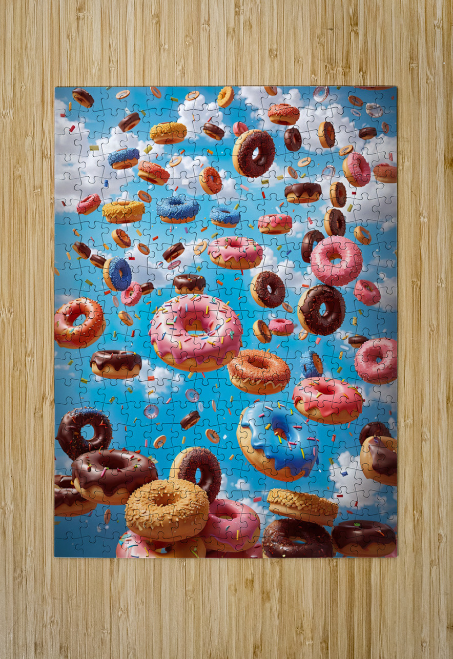 shower of donuts artvi Puzzle printing
