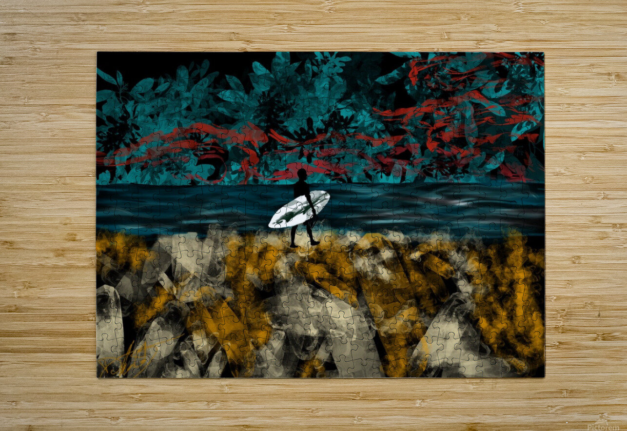 surfer Dillon Cortez Puzzle printing