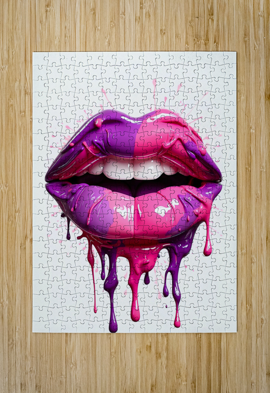 Lips and fluids artvi Puzzle printing