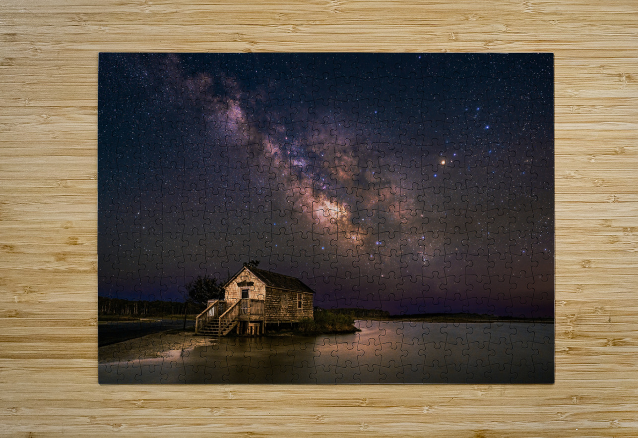Milky Way Over Assateague Geoffrey Prior Puzzle printing