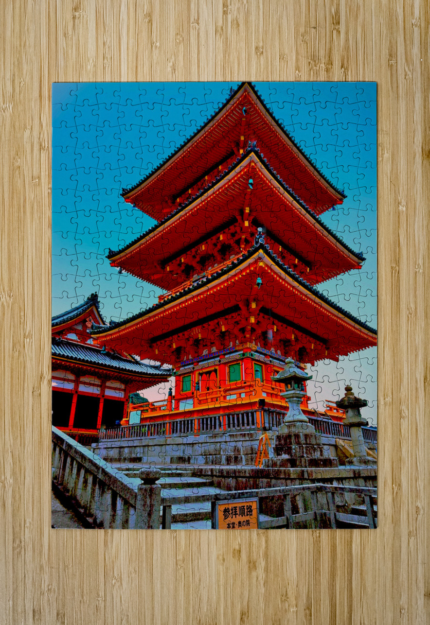 Japan-The Red Temple 06 Clement Tsang Puzzle printing