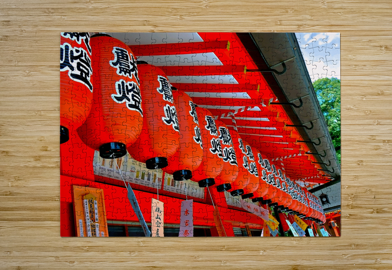Japan - The Red Temple 15 Clement Tsang Puzzle printing
