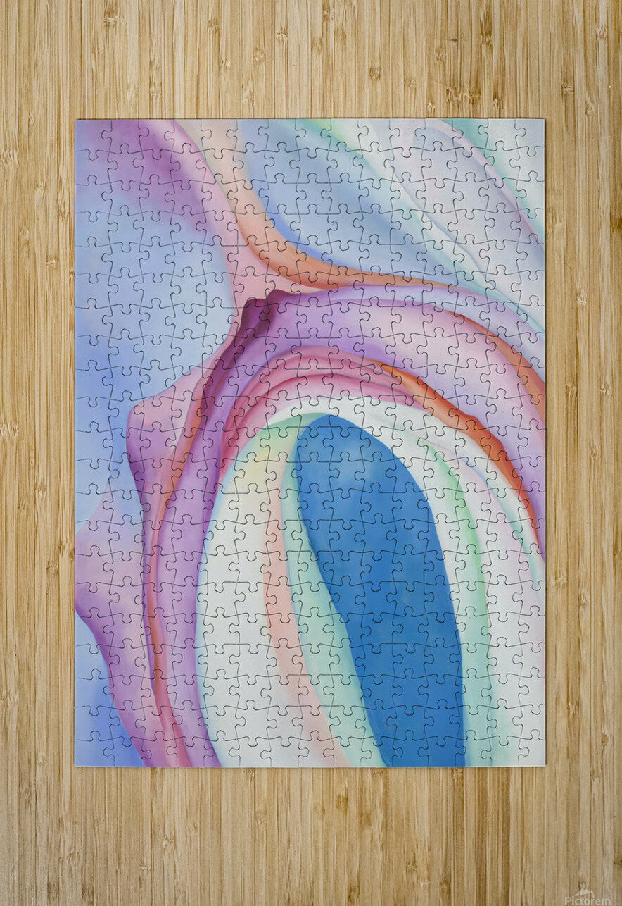 Georgia O Keeffe - Music Pink and Blue  No. 2 . 1918 William Store Puzzle printing