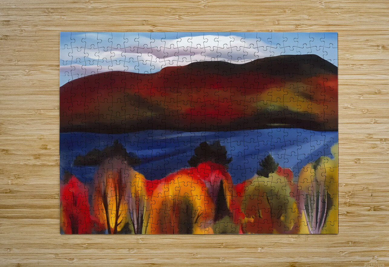 Georgia OKeeffe - Lake George Autumn 1927 by William Store