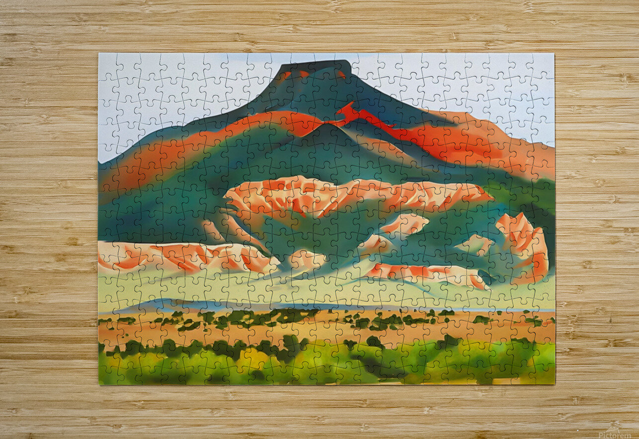 Georgia OKeeffe - Red and Yellow Cliffs William Store Puzzle printing
