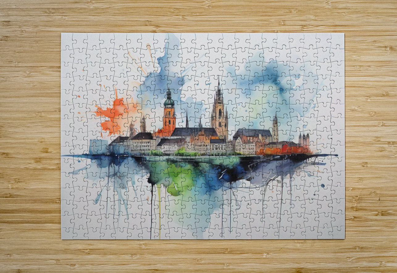MUNICH SKYLINE artvi Puzzle printing