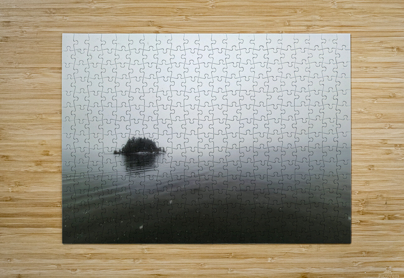 Winter Island Sproat Lake Vancouver Island Adam Copp Puzzle printing