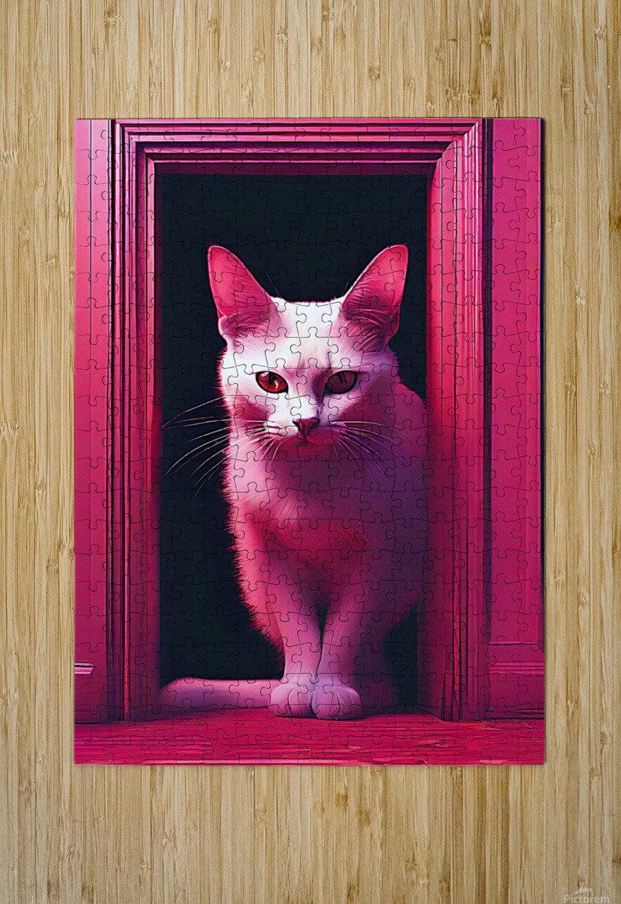 cat in door Irfan chishty Puzzle printing