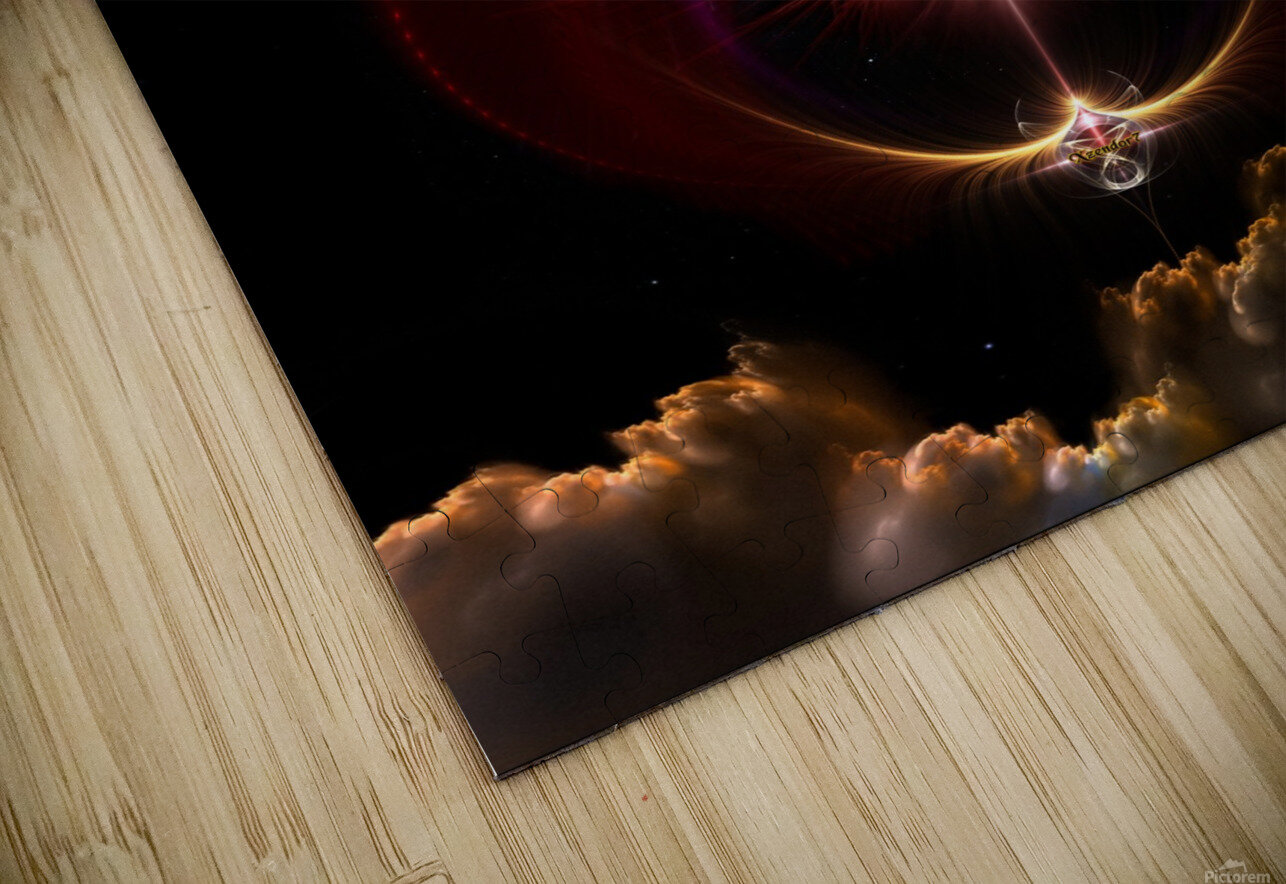 Peridin Fractal Art Spacescape Composition xzendor7 Puzzle