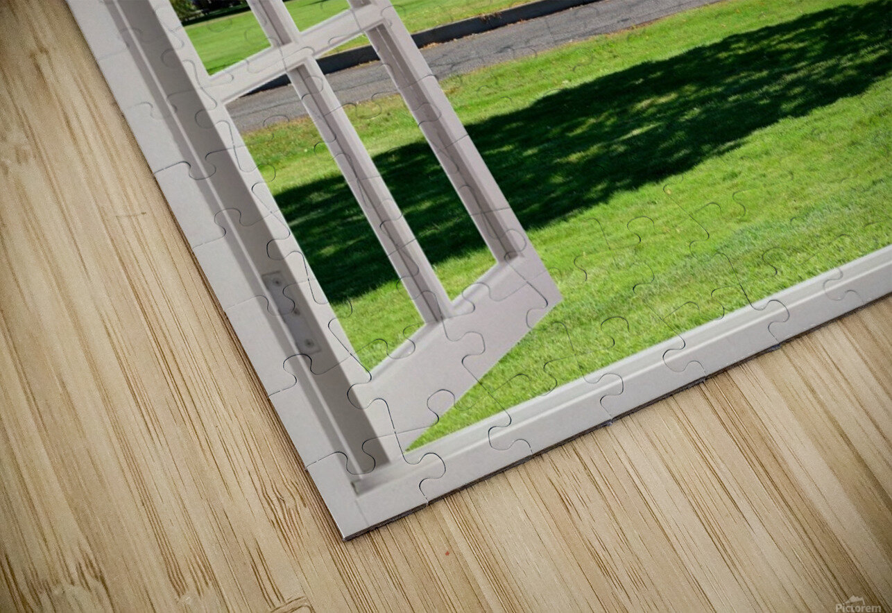 Relaxing Nature Walk - Lawn and Distant Hills Michelle Wood Natural Healing Views Puzzle