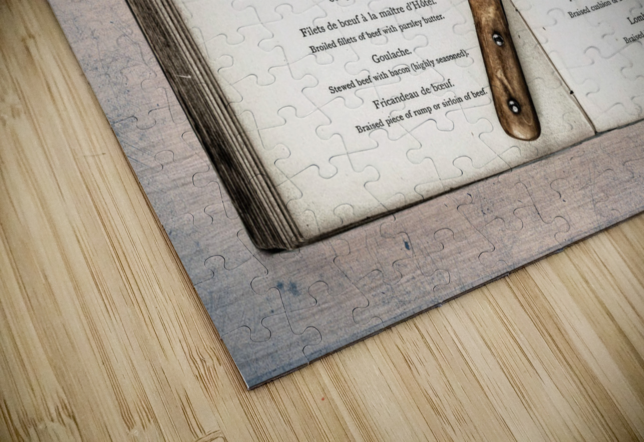 Old cookery book Assaf Frank Puzzle