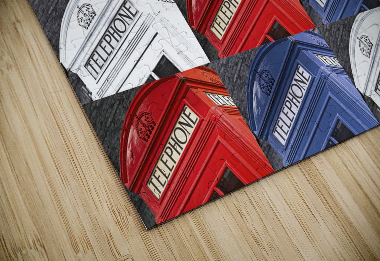Multi-Coloured Telephone Boxes Assaf Frank Puzzle
