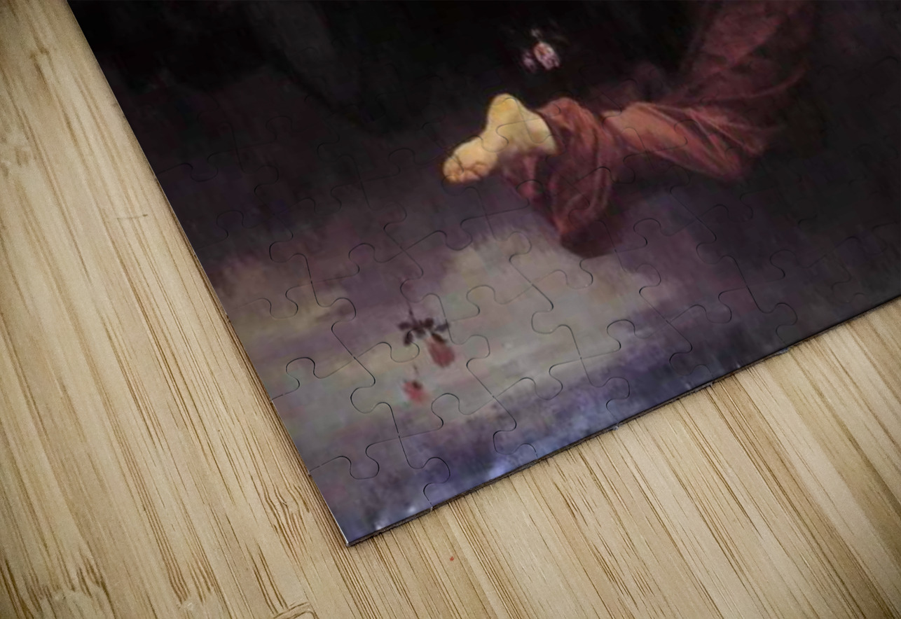 William  Adolphe  Bouguereau 1825 1905  Soul  Carried  to  Heaven TOPARTGALLERY Puzzle