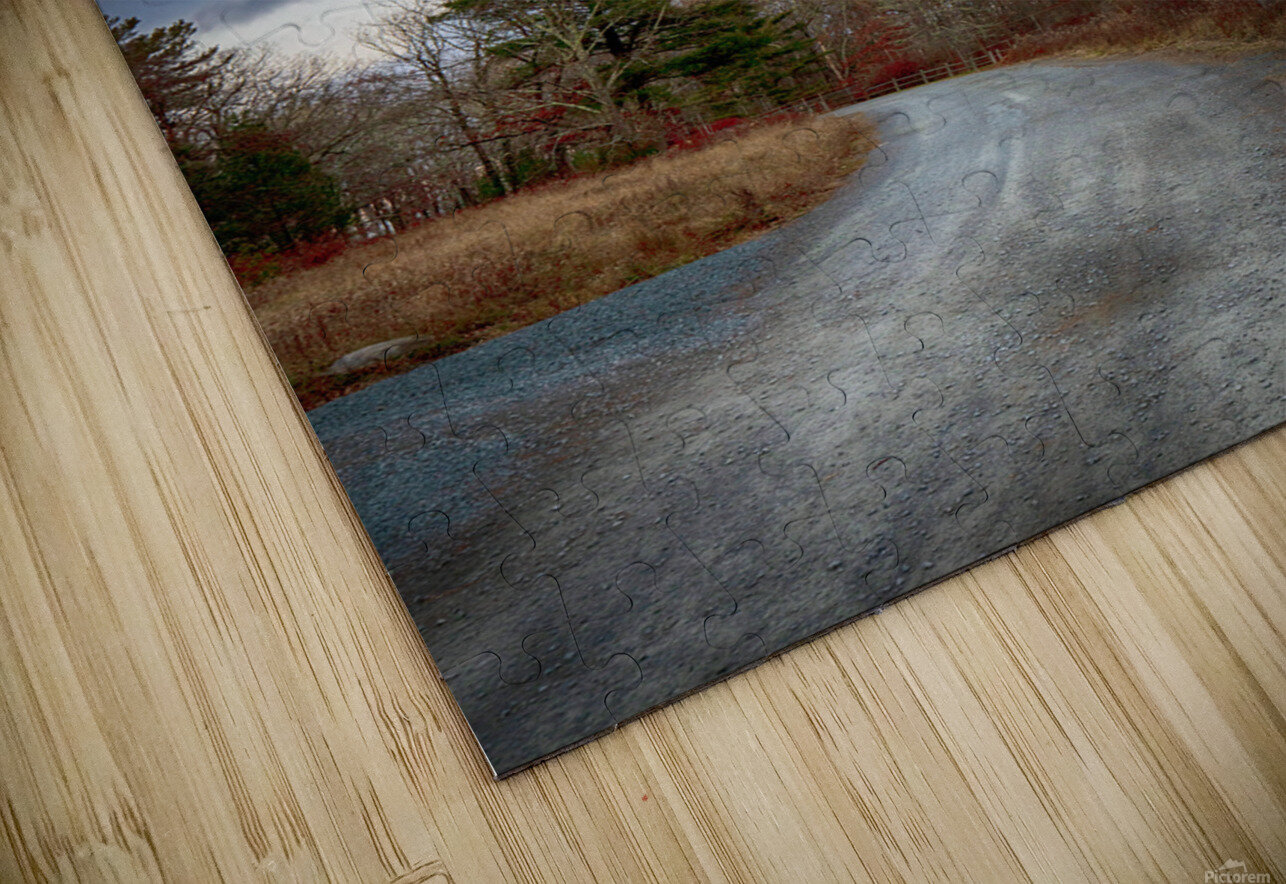 Empty Country Road Pocono Mountains R Natale Photography Puzzle