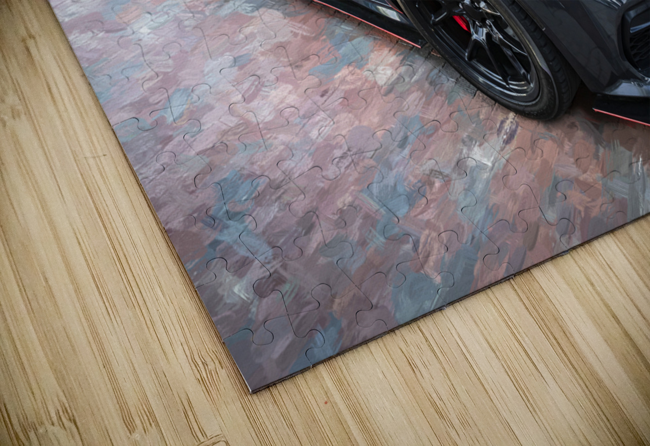 2016 Black Dodge Charger SRT Hellcat X 6 Rich Franco Puzzle