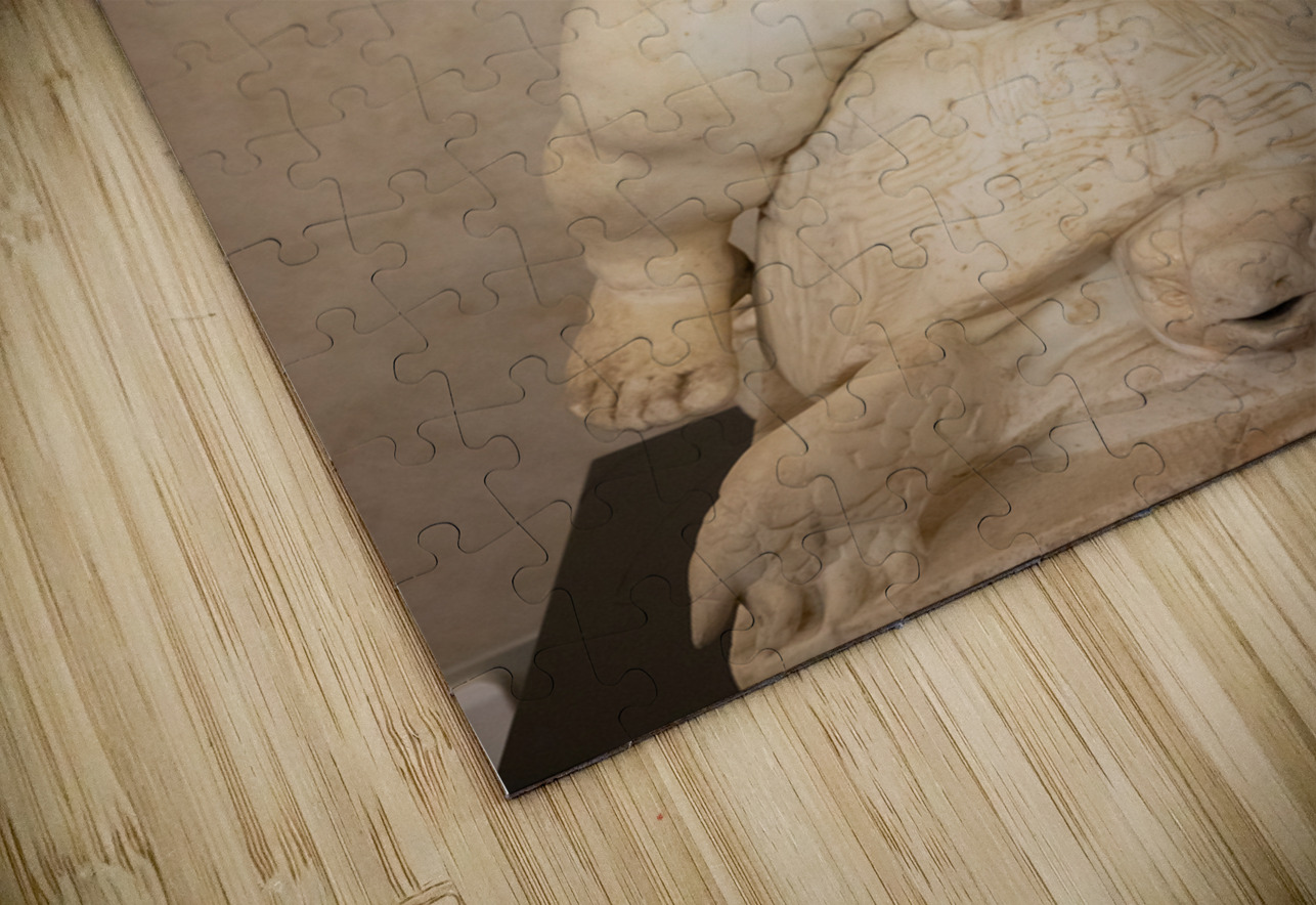 Morgante riding a tortoise marble statue by Valerio Cioli 1568 Paolo Modena Puzzle