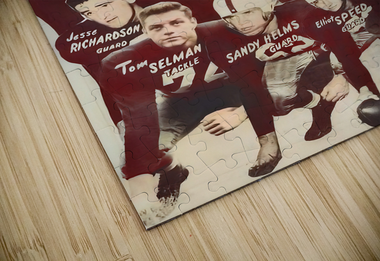 1950 Alabama Linemen Row One Brand Puzzle