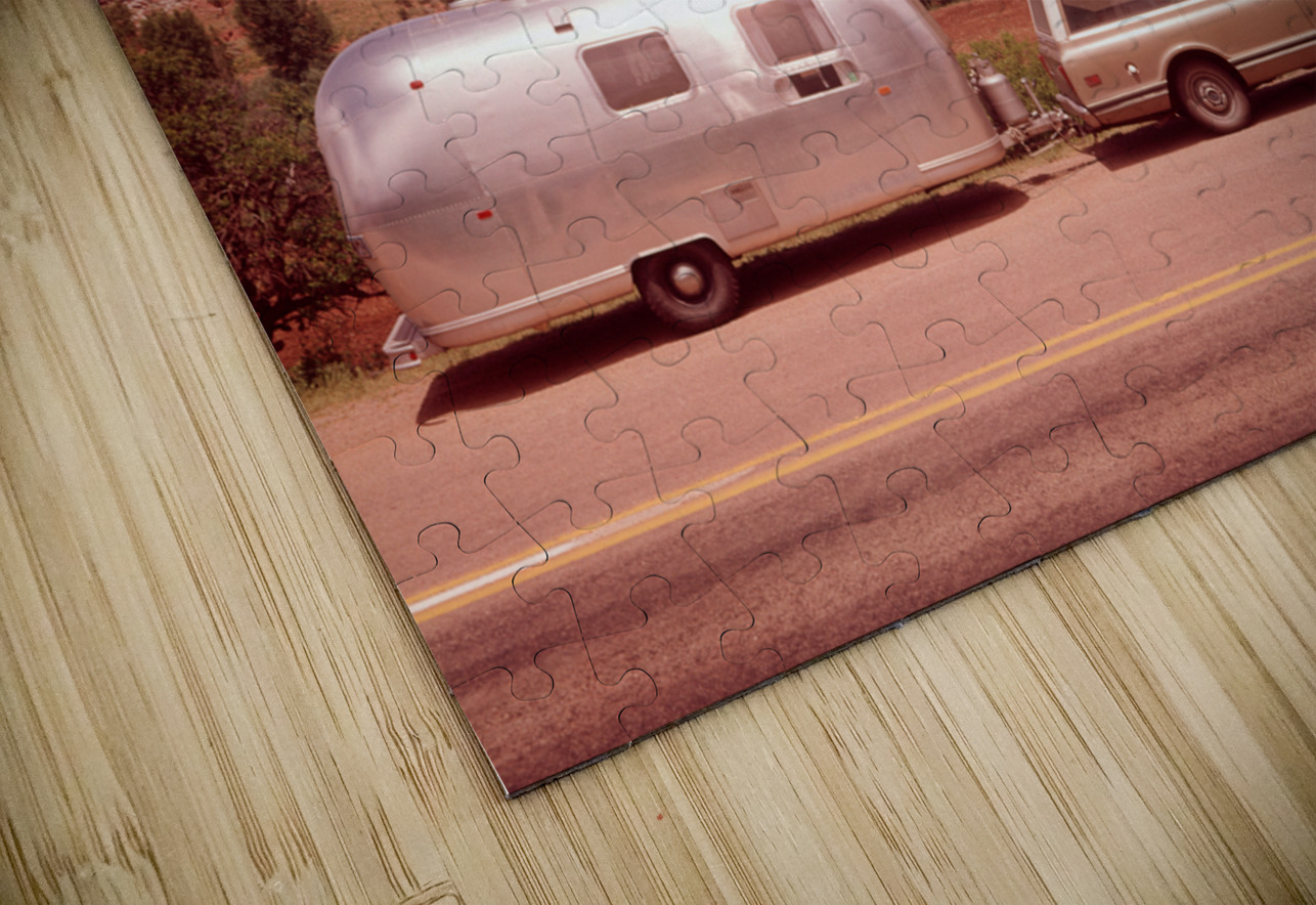 1970s TOURISTS LOOKING AT MESA FORMATION N MEX HWY 185099 Panoramic Images Puzzle