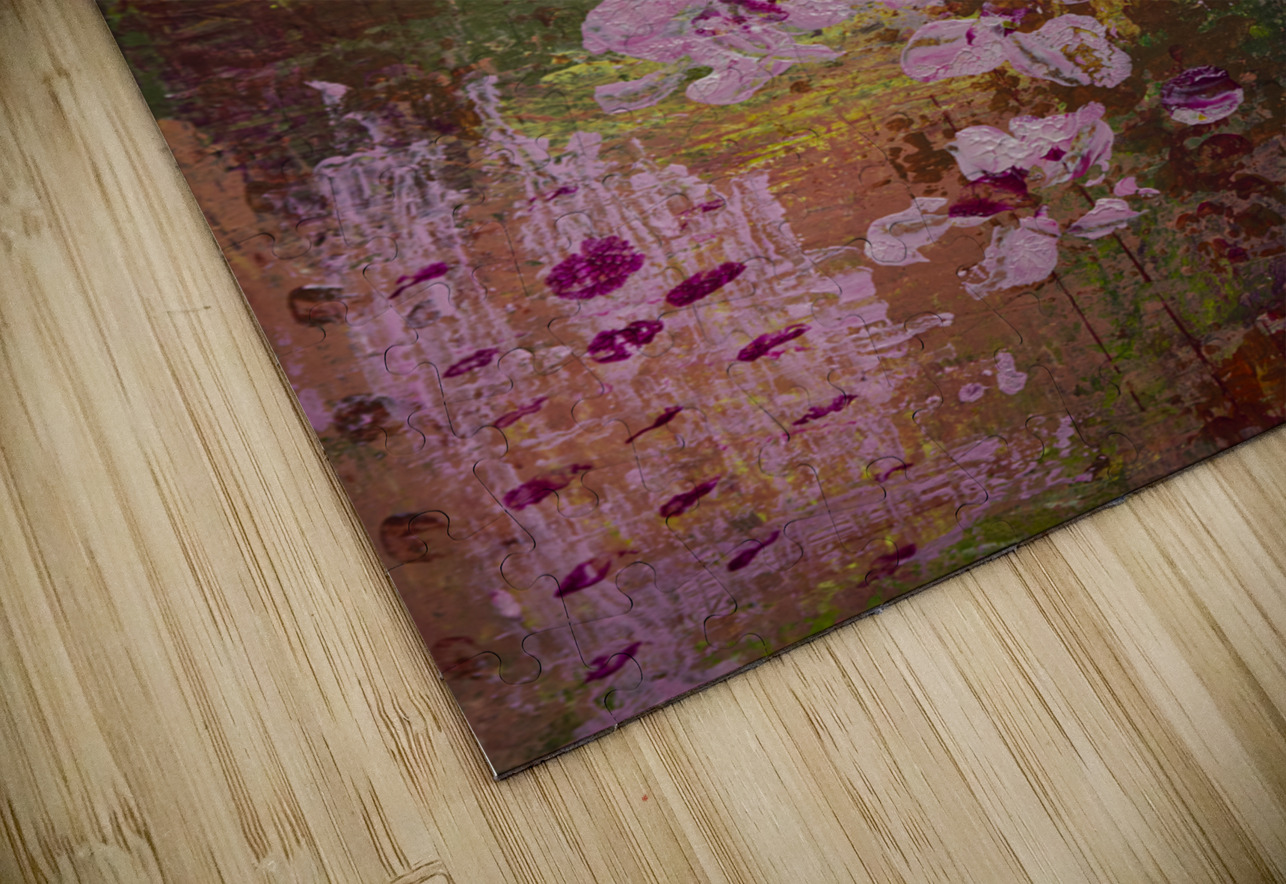 Cherry Blossom Abstract  Iris H Richardson Puzzle