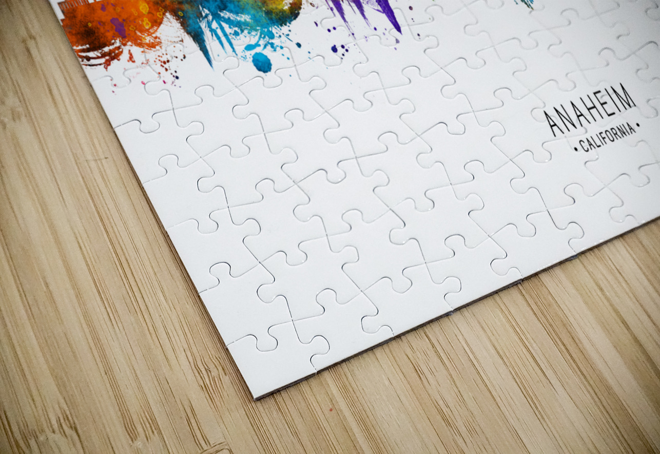 Anaheim California Skyline Towseef Dar Puzzle