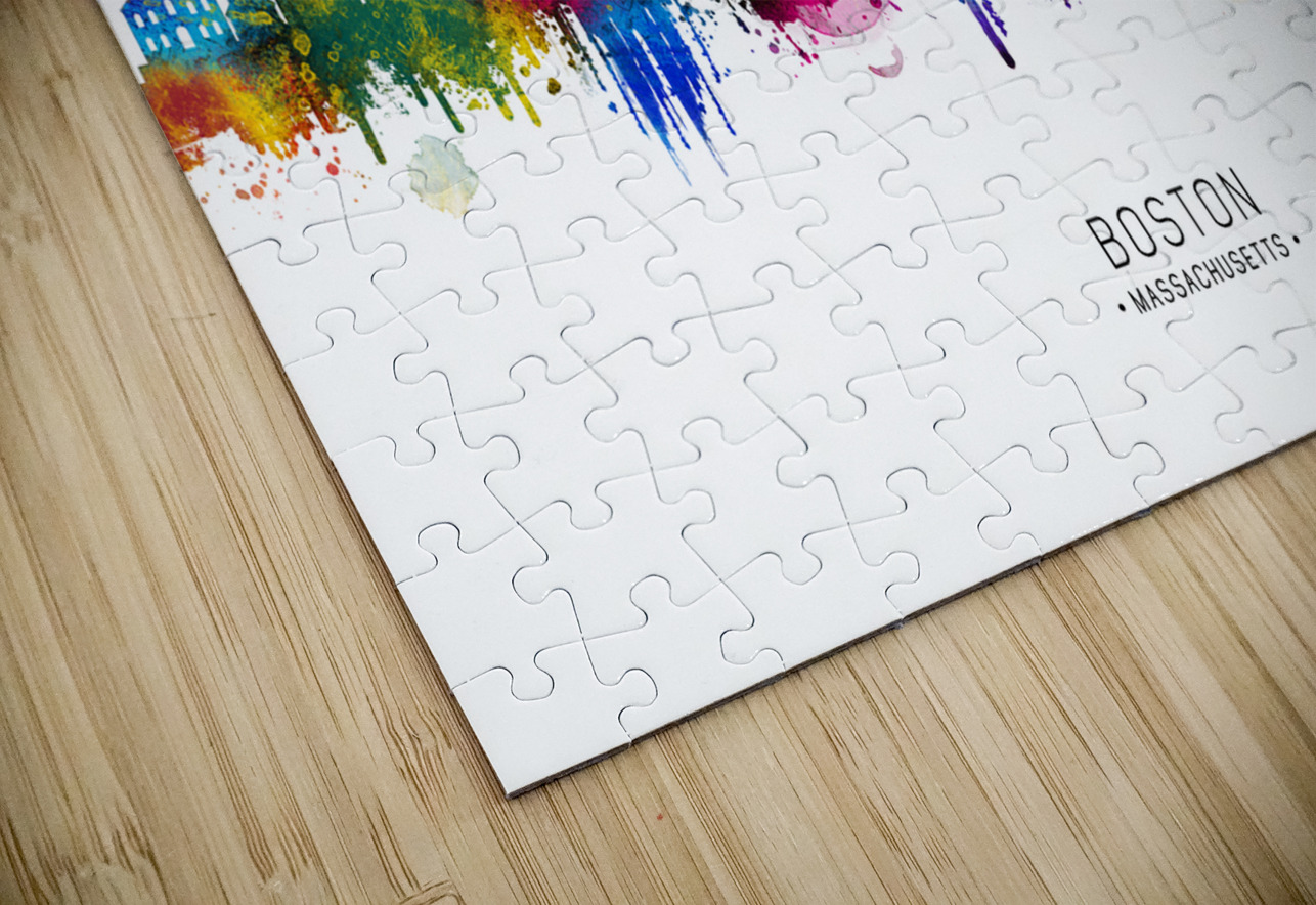 Boston Massachusetts Skyline Towseef Dar Puzzle