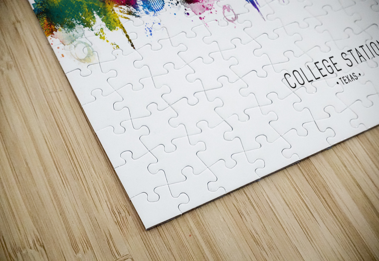 College Station Texas Skyline Towseef Dar Puzzle