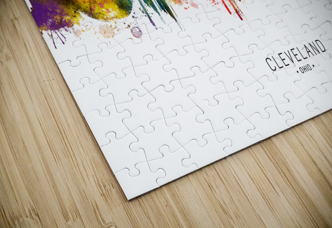 Cleveland Ohio Skyline Towseef Dar Puzzle