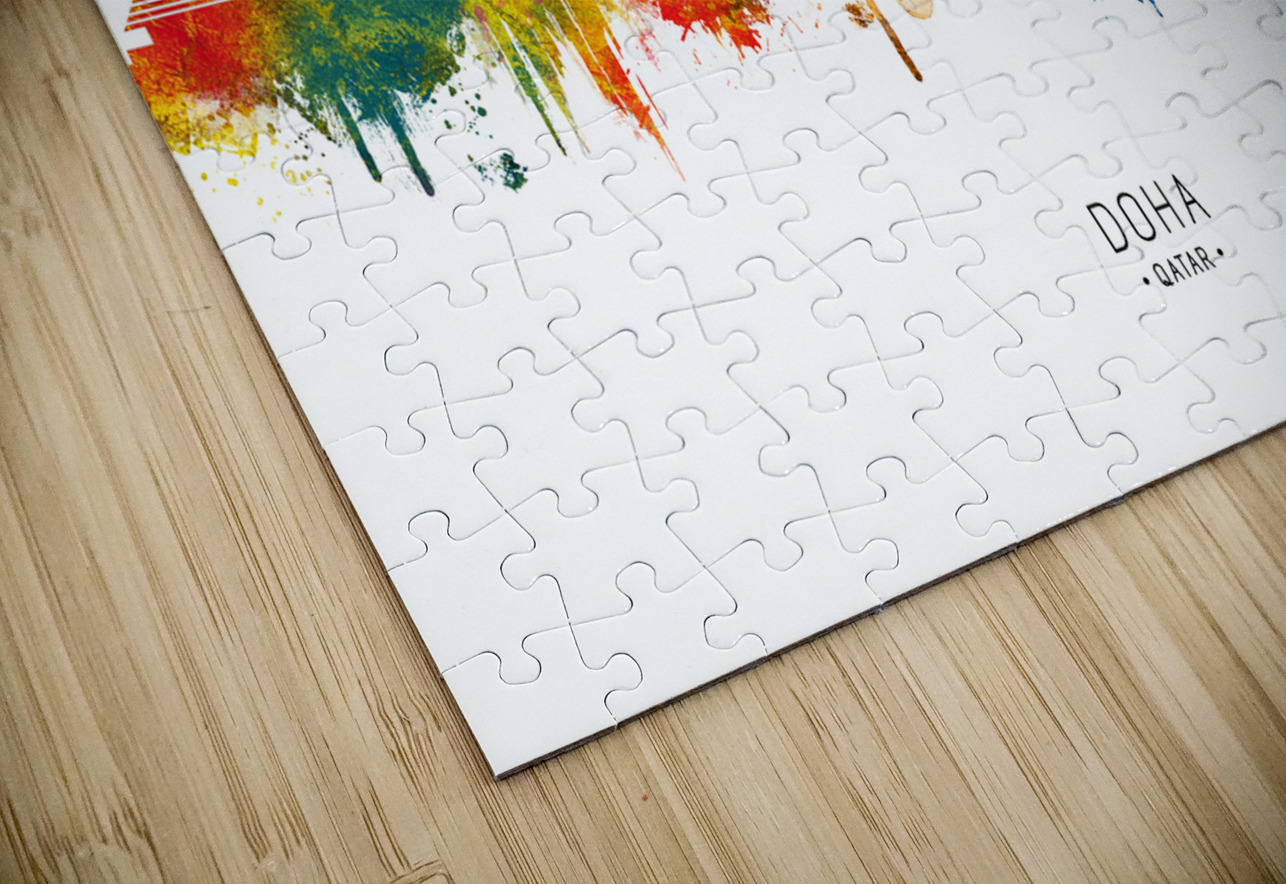 Doha Qatar Skyline Towseef Dar Puzzle