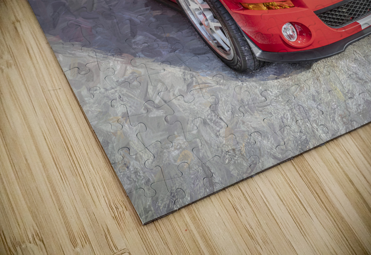 2007 Red Ford Shelby Mustang GT500 X 4 Rich Franco Puzzle