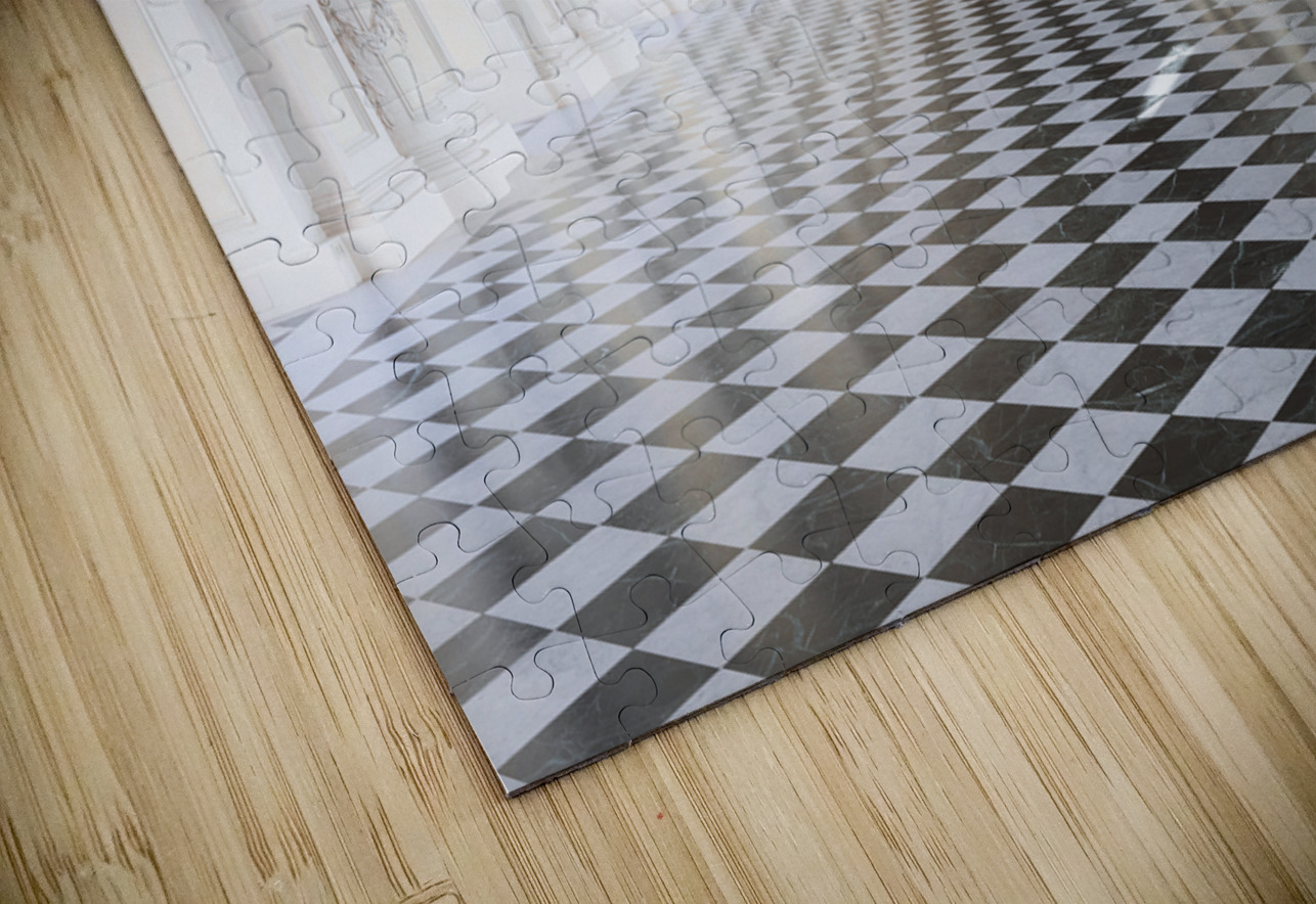 Reggia di Venaria Reale Italy - corridor perspective luxury ma Paolo Modena Puzzle