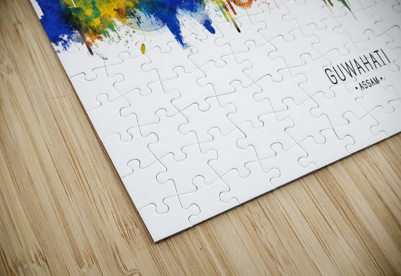 Guwahati Assam Skyline Towseef Dar Puzzle