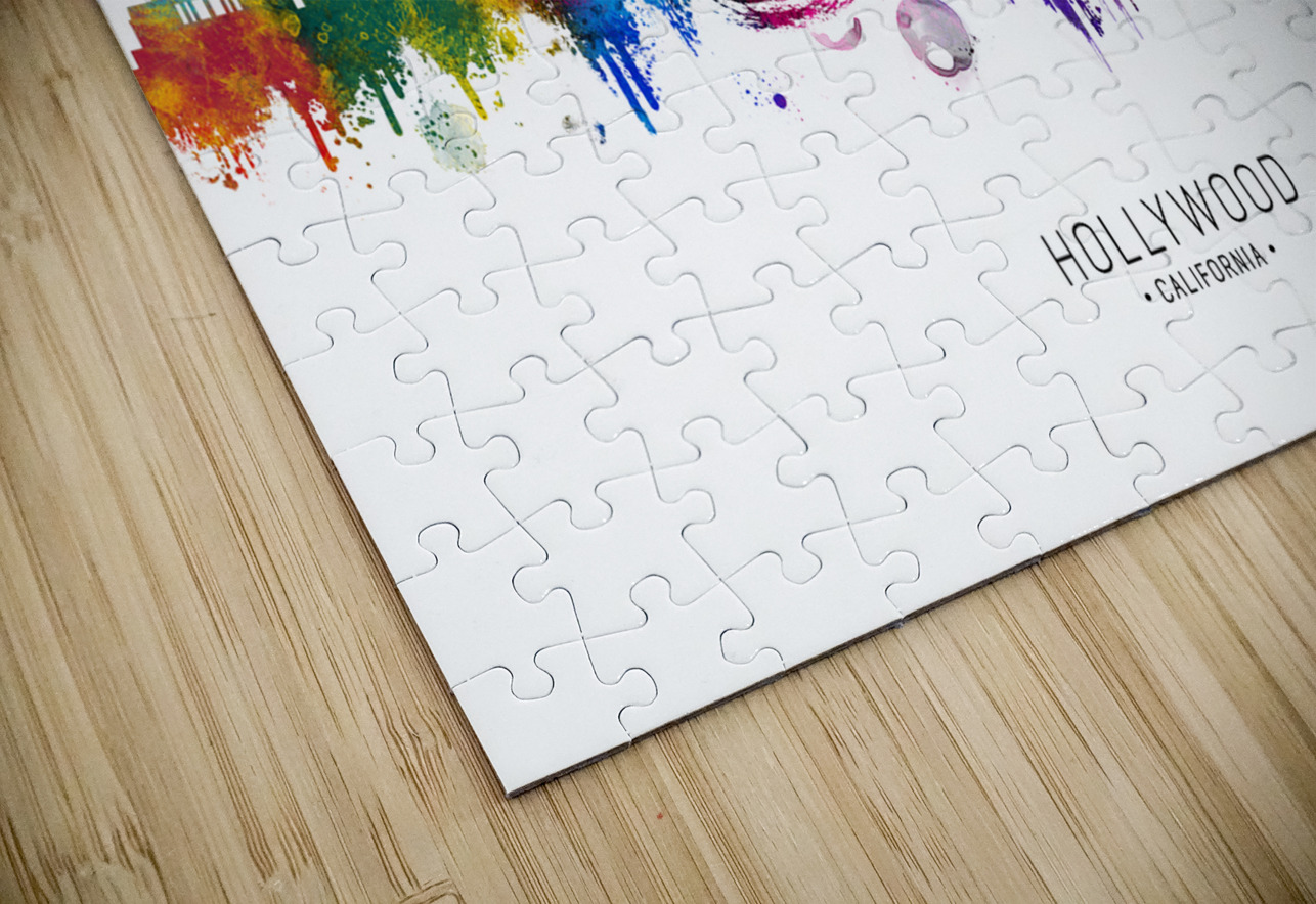 Hollywood California Skyline Towseef Dar Puzzle