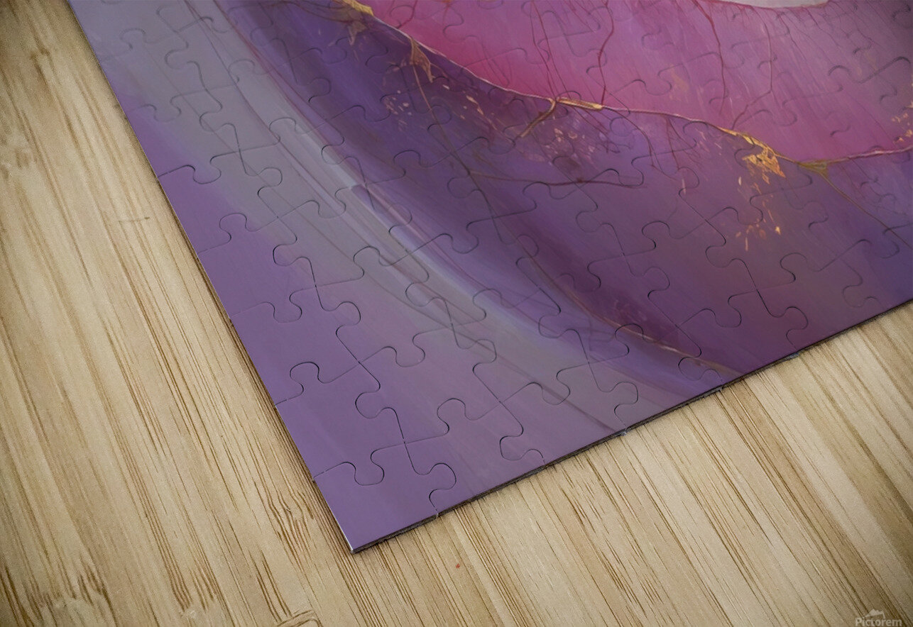 abstract oil painting that captures the essence of flowers  hesh4 Puzzle