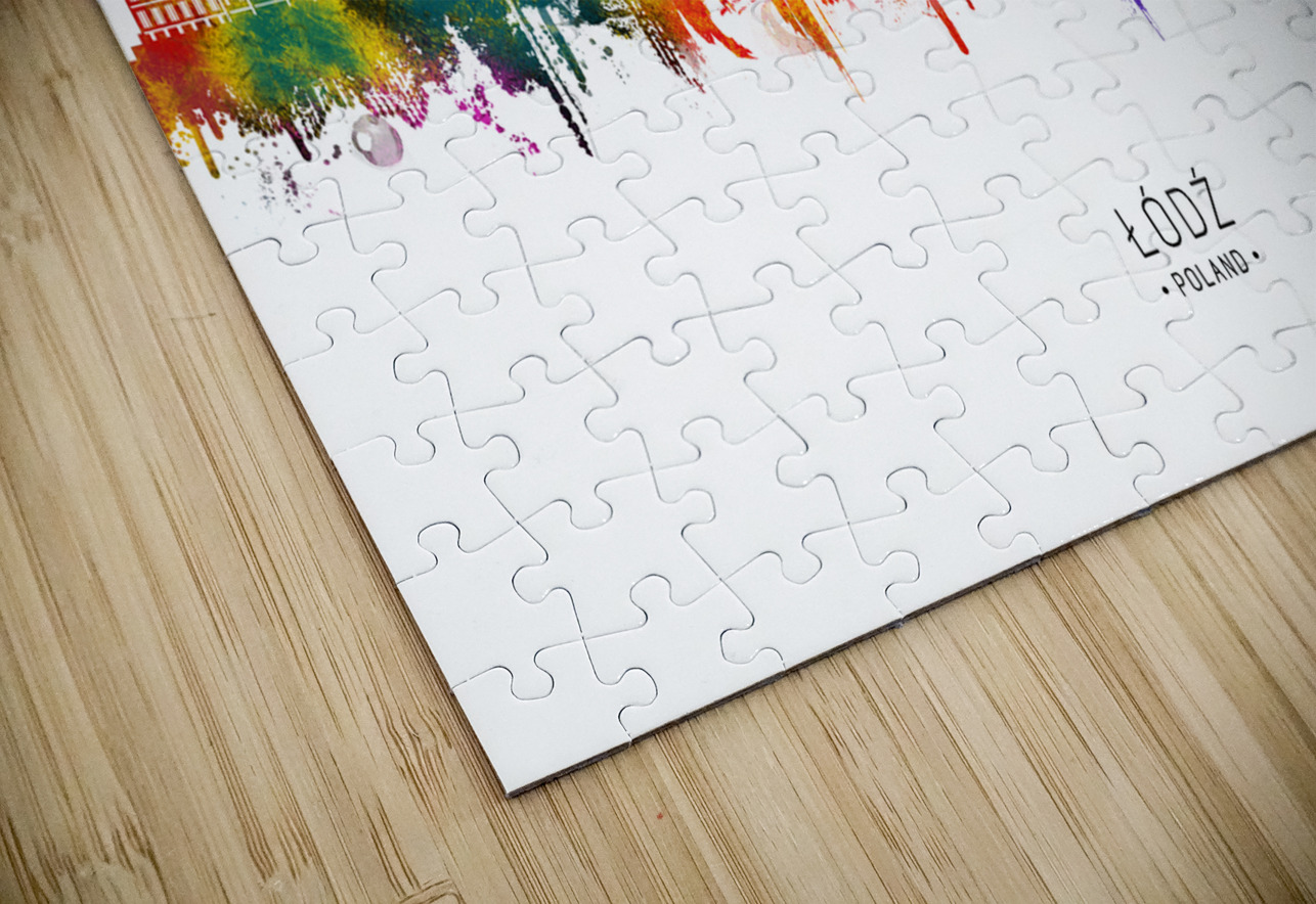 Lodz Poland Skyline Towseef Dar Puzzle