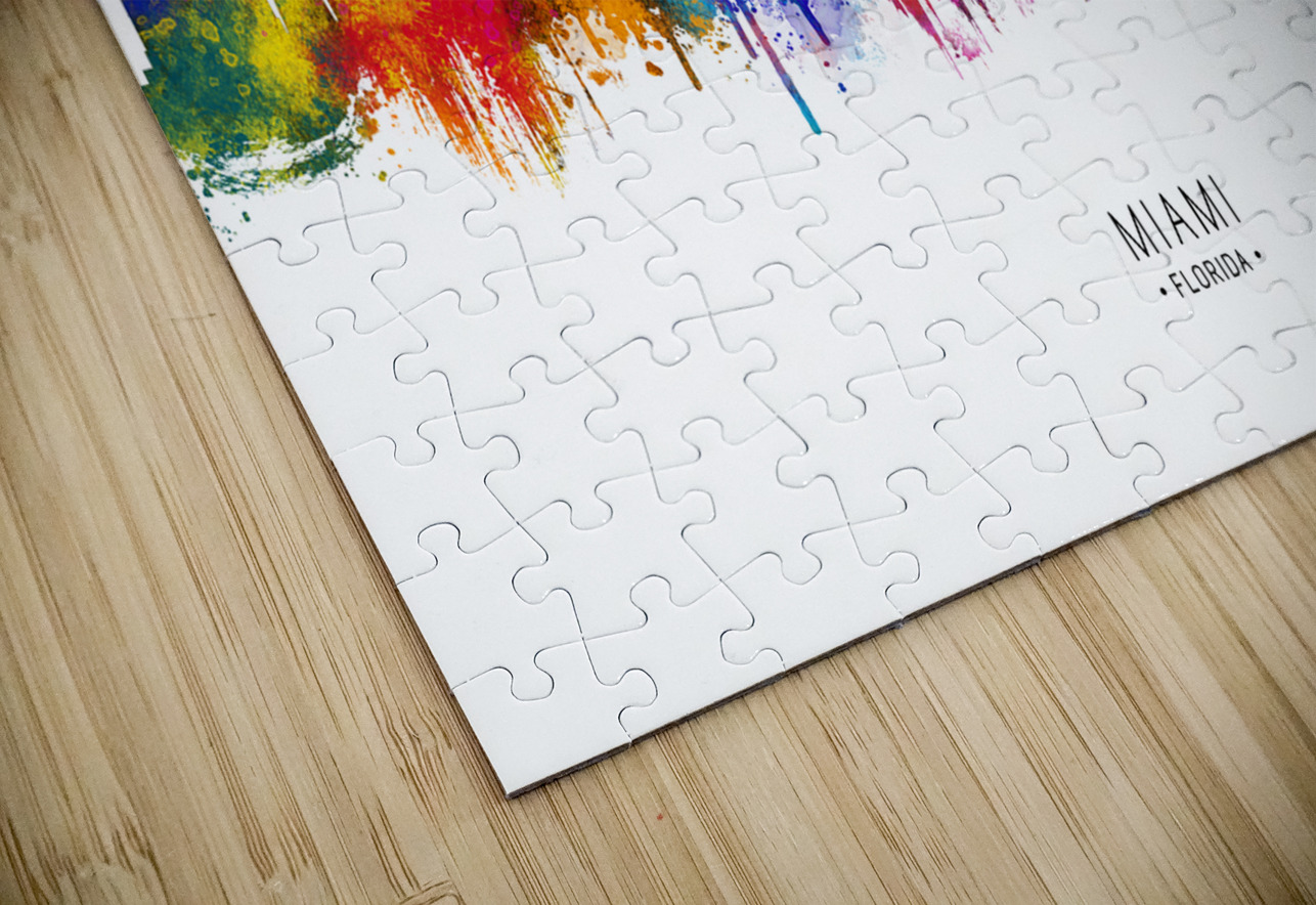 Miami Florida Skyline Towseef Dar Puzzle