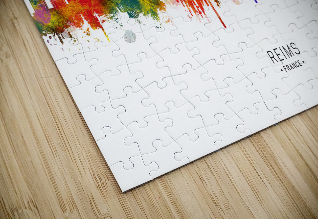 Reims France Skyline Towseef Dar Puzzle