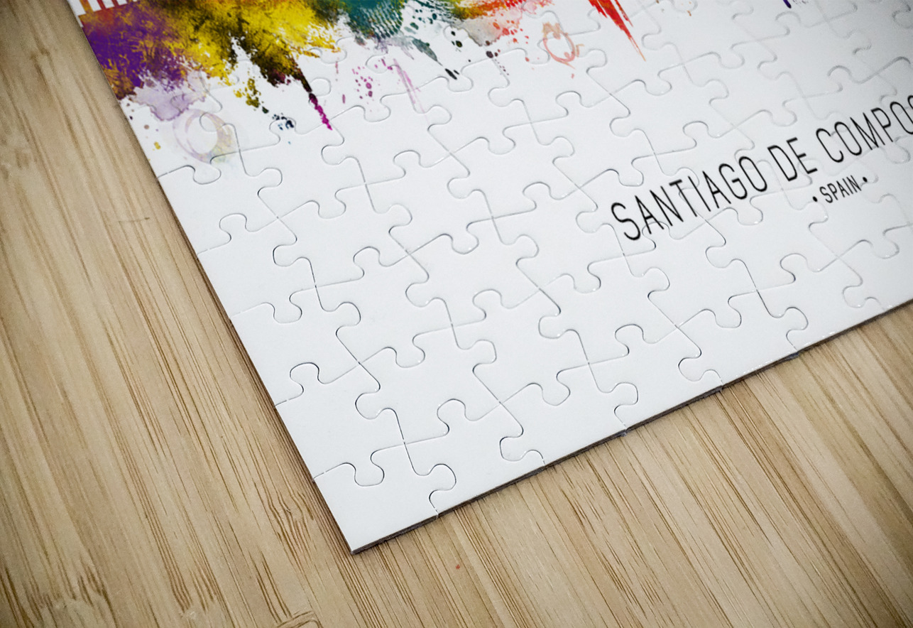 Santiago de Compostela Spain Skyline Towseef Dar Puzzle