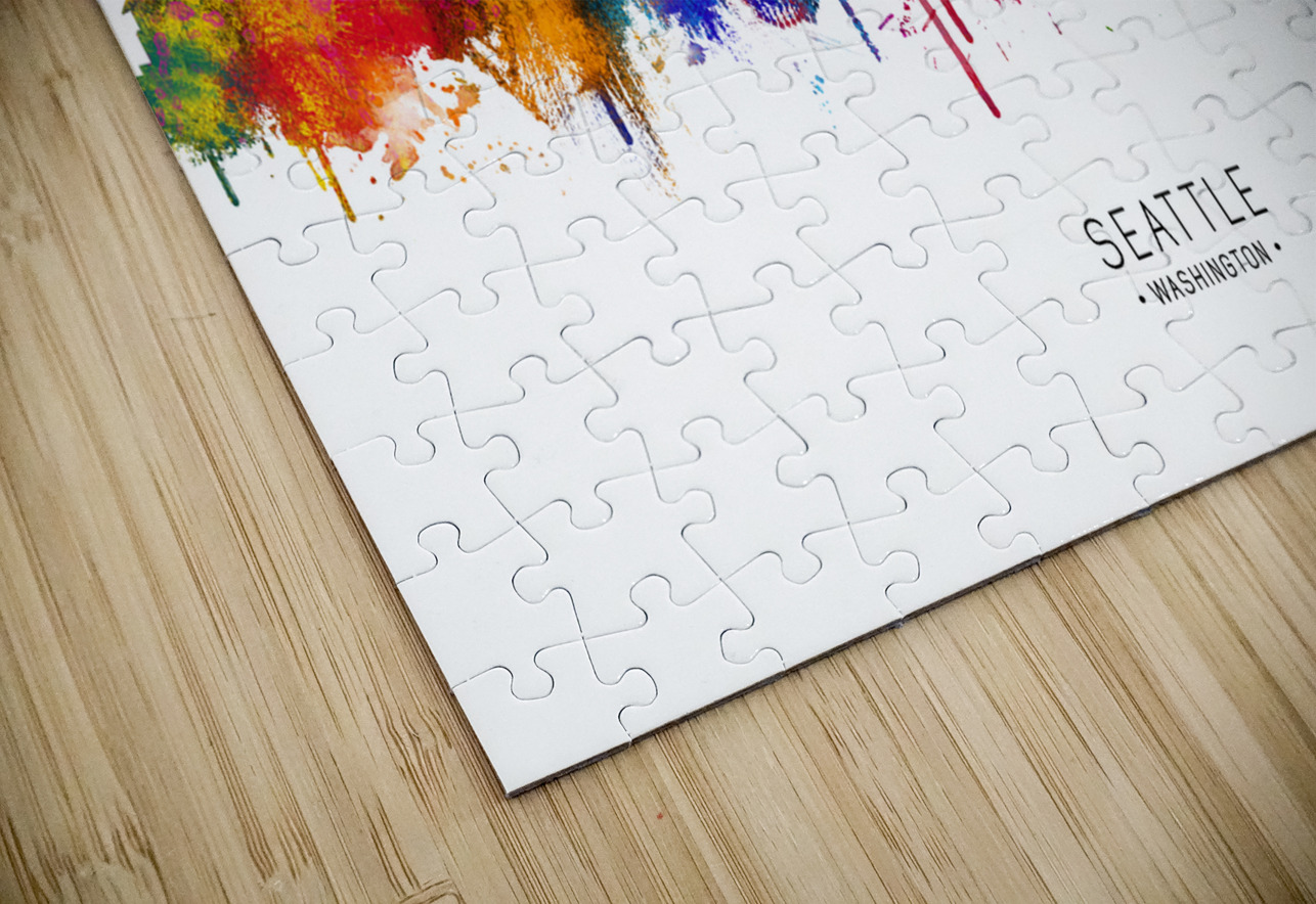 Seattle Washington Skyline Towseef Dar Puzzle